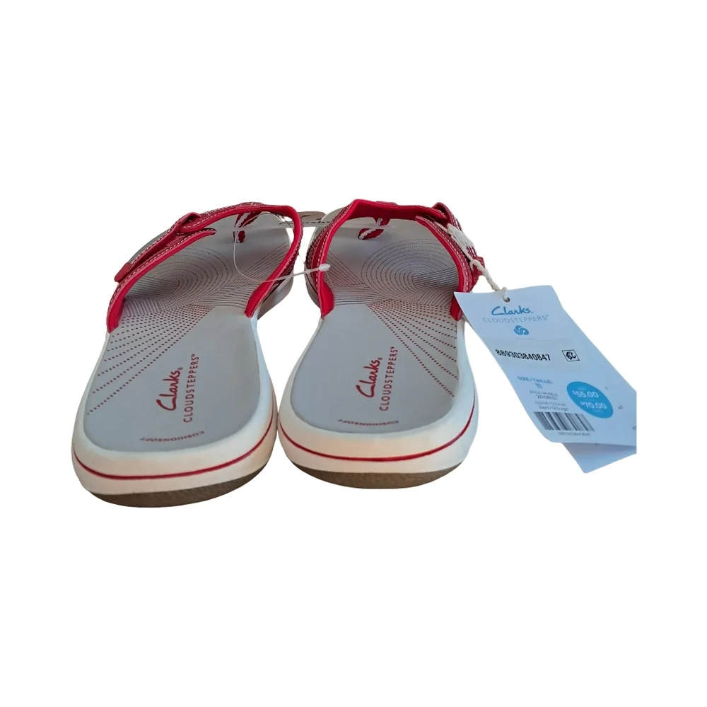 Clarks Cloudsteppers Jaazh Women Size 11 Red New Women Sandals